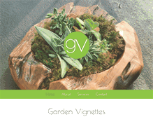 Tablet Screenshot of gardenvignettes.com